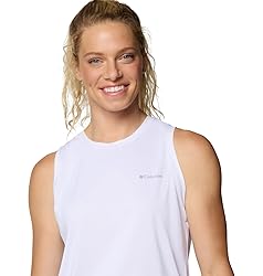 Columbia Women's BlueVista Hill Tank, White, Medium