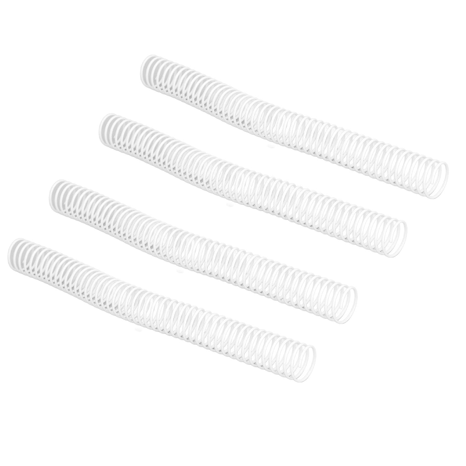 35PCS Plastic Spiral Binding Coils 25.4mm Diameter 48 L*Coil Binders Office Supplies Document Organizer