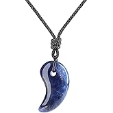 COAI Japanese Magatama Healing Crystal Necklace