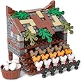 New Model Building Blocks City Farm Animals Building Blocks for Kids MOC Bricks Parts Chicken Coop Hen House Toys for Children Boy Girl DIY Gifts (Chicken coop)…