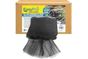 EASYPRO POND PRODUCTS EasyPro NR201 20′ X 100′ Boxed Premium Pond Cover Netting | 3/4“ Polyethylene Woven Netting