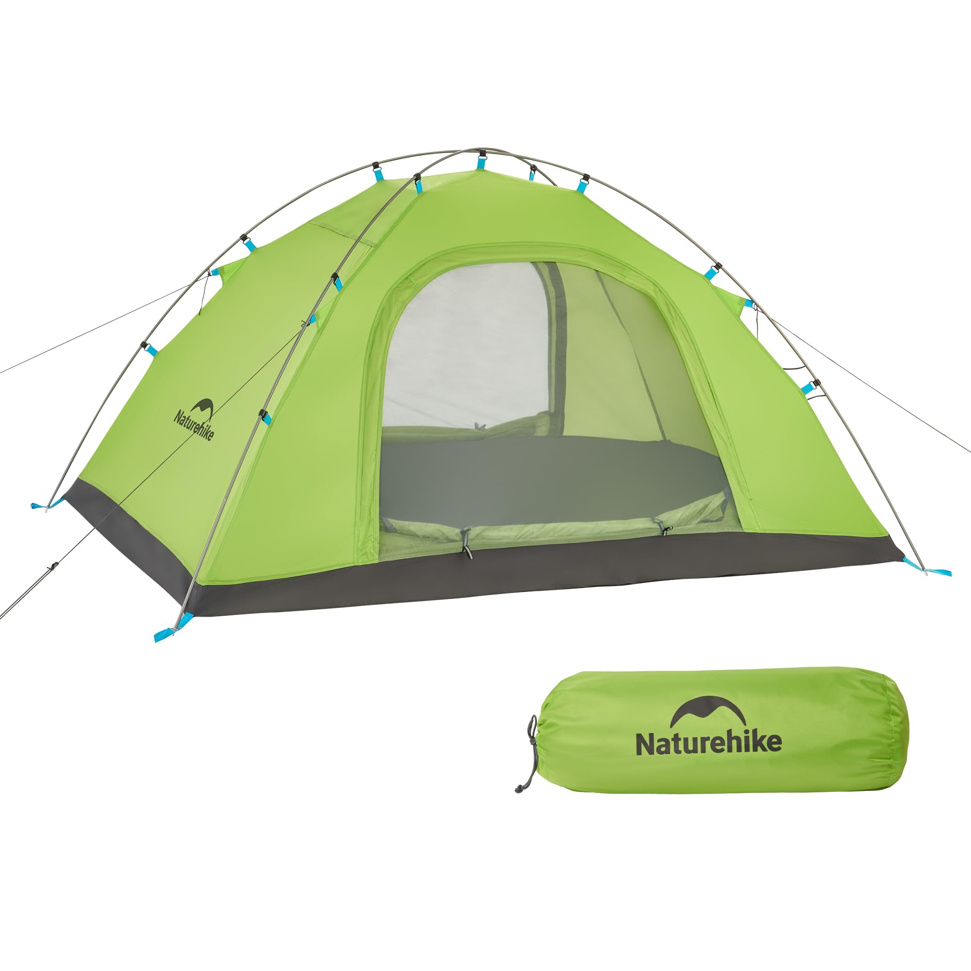 Naturehike P-series Camping Tent 2 Persons in 4 Seasons, Ultralight Tents Backpacking backpacking Anti-UV Family Tents for Outdoor Activities