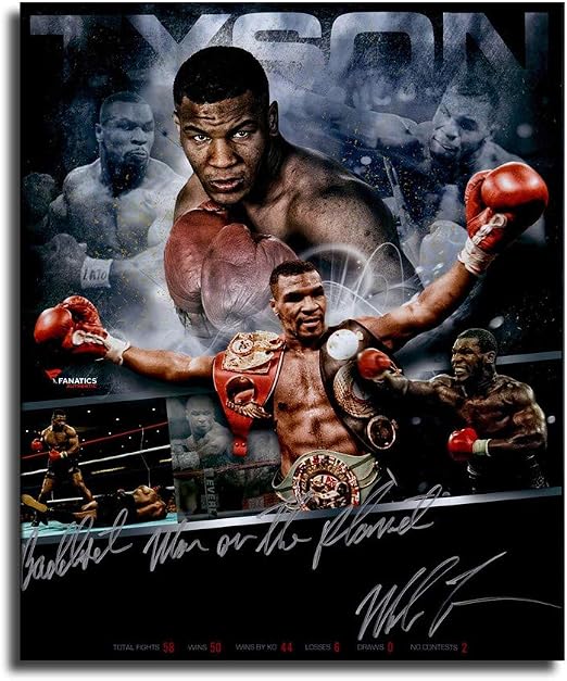 Amazon.com: Mike Tyson Poster Wall Art Home Wall Decorations for