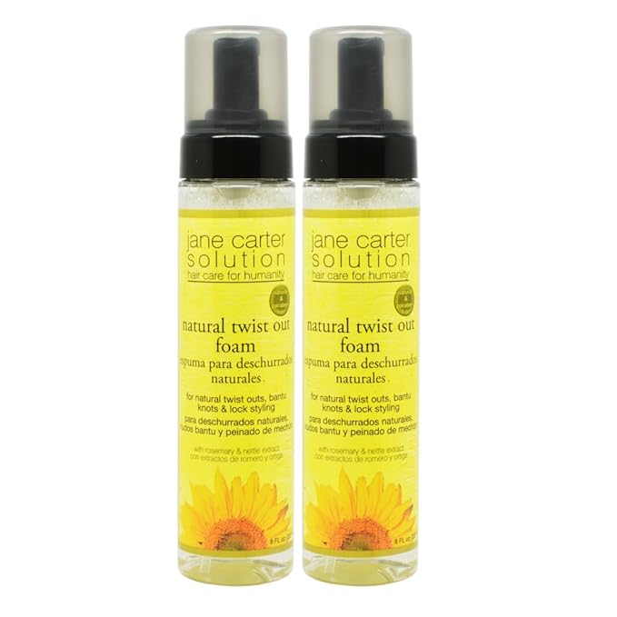 Amazon Com Jane Carter Natural Twist Out Foam 8oz Pack Of 2