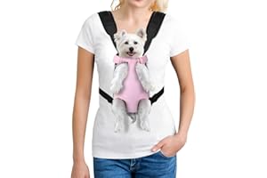 YUDODO Pet Dog Carrier Backpack Adjustable Dog Front Carrier, Legs Out Easy-Fit Dog Travel Backpack Carrier for Hiking Campin