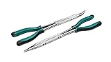 SATA 2-Piece Double X-Pliers Set, Straight Body and