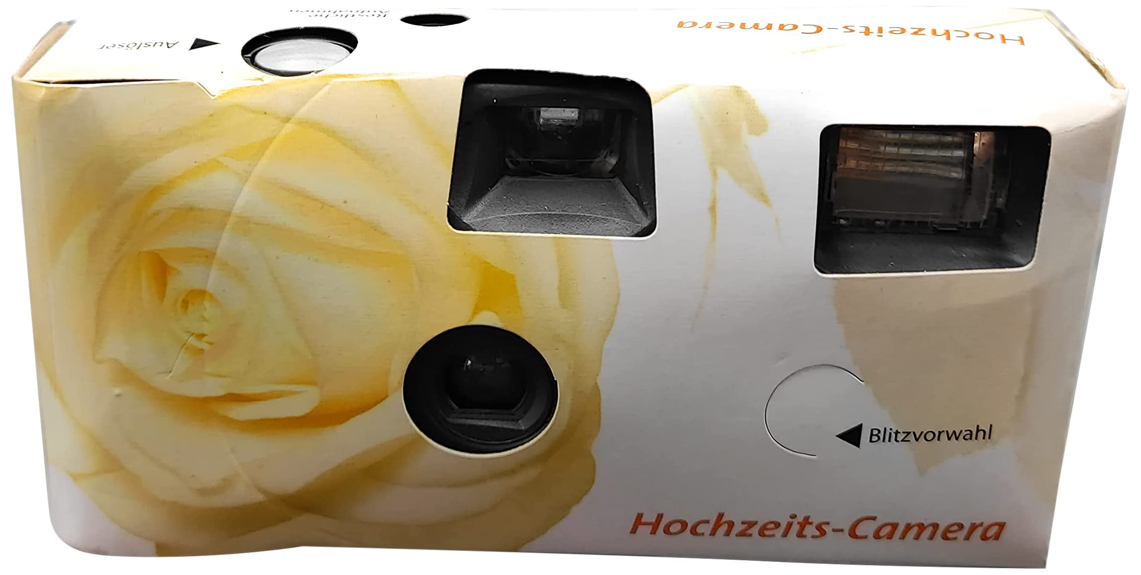 Ringfoto Disposable camera roses in wedding design