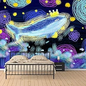 Wall Mural Dream World Removable Wallpaper Wall Sticker for Bedroom Living Room - 66x96 inches