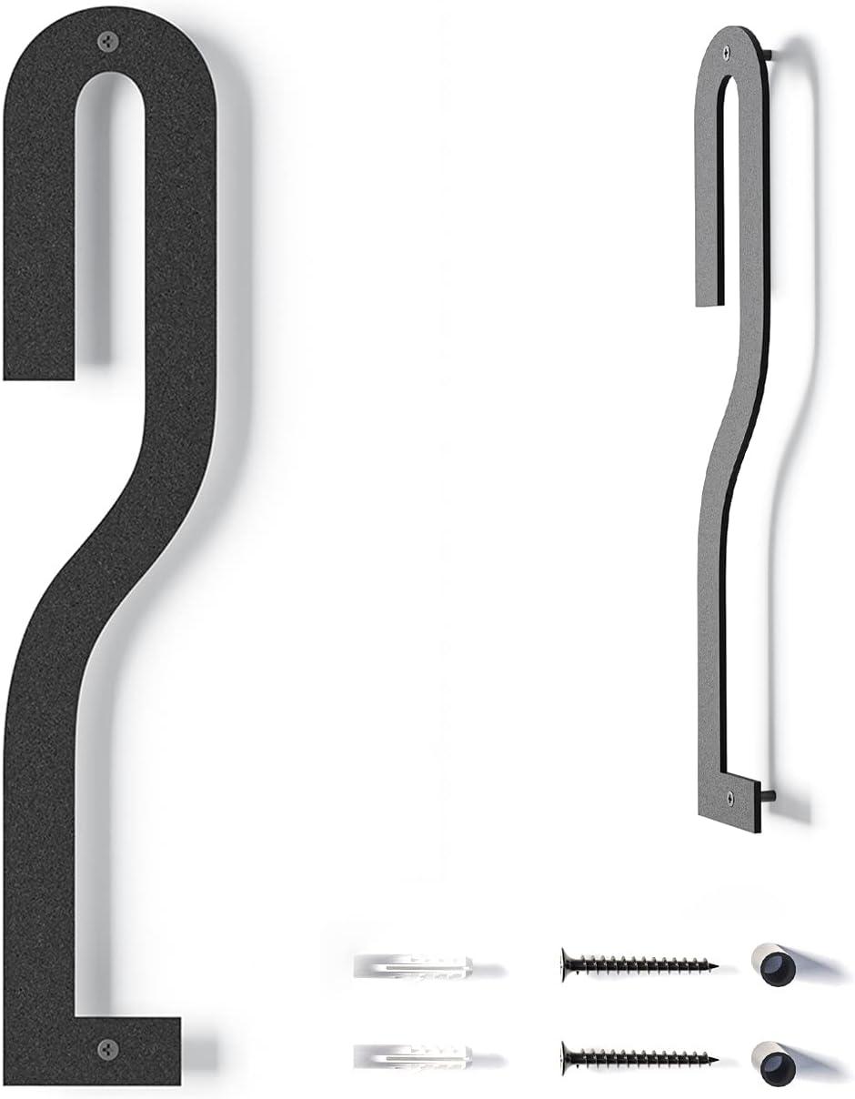 Address Signs - 12 Inch Modern Floating House Numbers | Large Metal House Numbers for Outdoors | Black Coated Rust-Proof Home Address Numbers