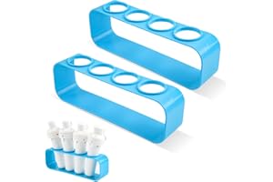 HURIFENG Flavor Cartridge Holder for Cirkul - 2 Pack 8-Slot Storage Organizer Stand, Durable ABS Anti-Slip Pod Rack - Kitchen Desktop Tray for Water Bottle Refills & Gifts