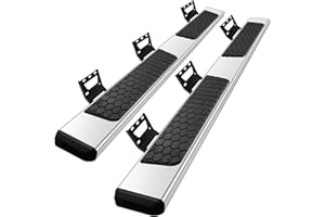 COMNOVA 6.5 Inches Running Boards Compatible with 2019-2025 Dodge Ram 1500 Crew Cab with 4 Full-Size Doors (Excl. Ram 2500 35
