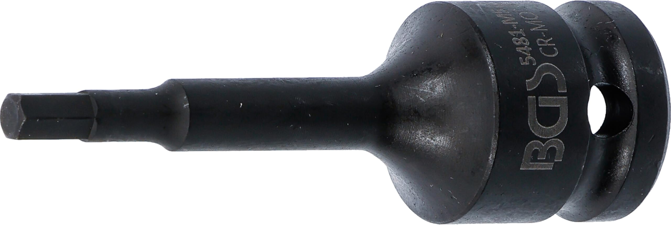 BGS 5481-M5 | Impact Bit Socket | length 75 mm | 12.5 mm (1/2") Drive | internal Hexagon 5 mm