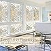 rabbitgoo Window Privacy Film Rainbow Film Decorative Window Sticker, 3D Static Stained Glass Cling Tint for Home Heat Control Non-Adhesive, 23.6 X 70.8 inches