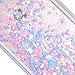 Maxdara iPhone 6/6s Plus Case,iPhone 6/6s Plus Hard Case Flowing Liquid Floating Luxury Bling Glitter Sparkle Case Cover Fashion Creative Design Case (Blue)