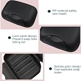 HZZXCH 2Pcs Travel Soap Case Waterproof Leakproof Portable Dish Holder view 3