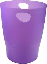 Exacompta Ecobin Waste Paper Bin 15 L Pack of 8 Assorted Colours 263x263x335mm view 3