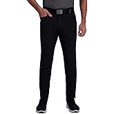 Haggar Men's The Active Series Slim Fit Flat Front Casual Flex Pant