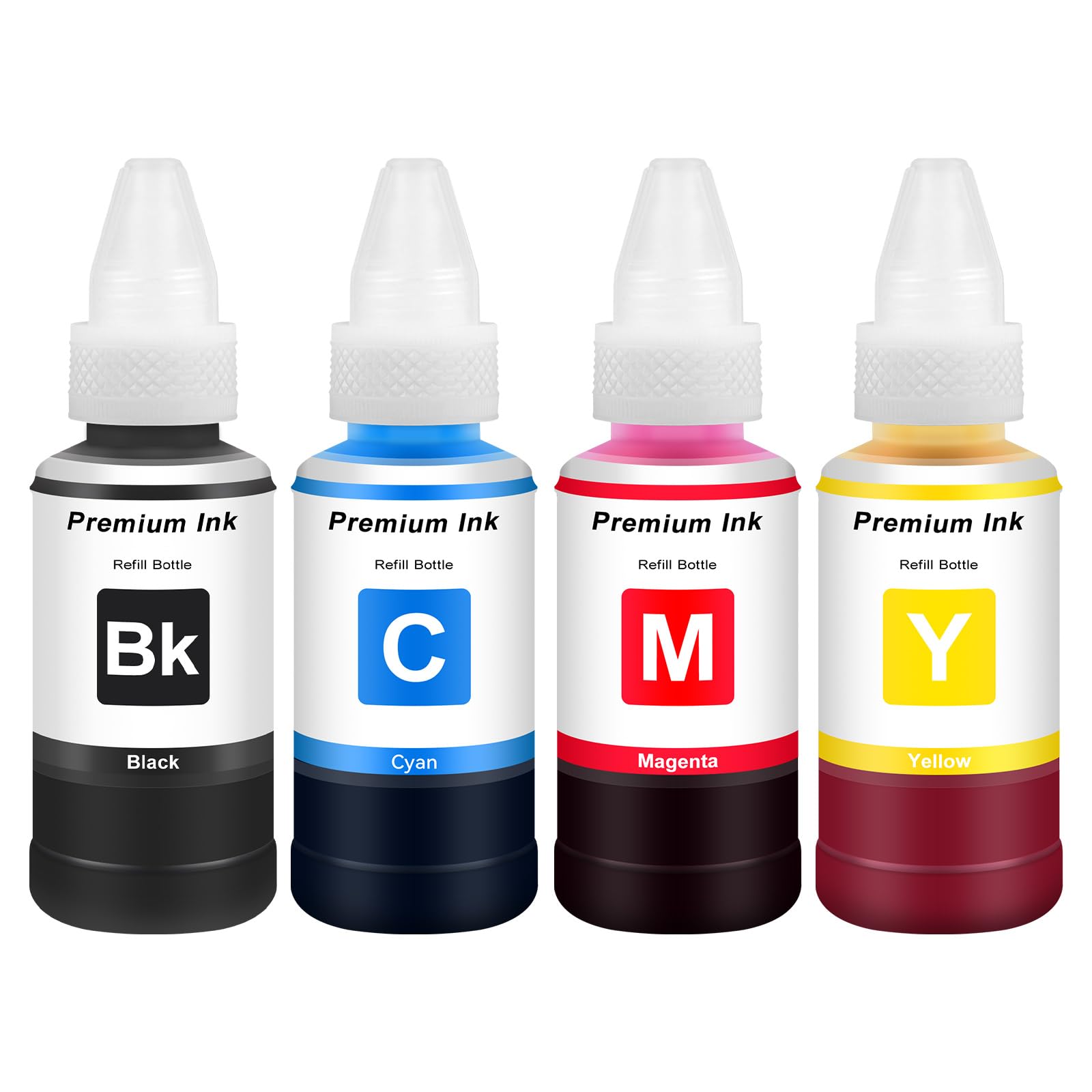 Compatible for EPT664 Ink Bottle Refills ET-2650 ET-2600, EPT6641 Ink Cartridges Multipack Works for ET2650 ET2600 ET-2550 ET-2500 ET-4500 ET-4550 ET-3600 ET 2650 ET 2600 ET 2550 ET 2500 L355 L555