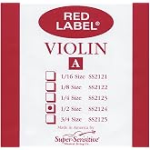Super Sensitive Red Label Violin A String 1/2 Medium