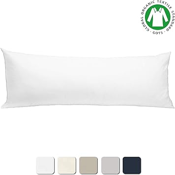 Amazon Com Bioweaves 100 Organic Cotton Body Pillow Cover For