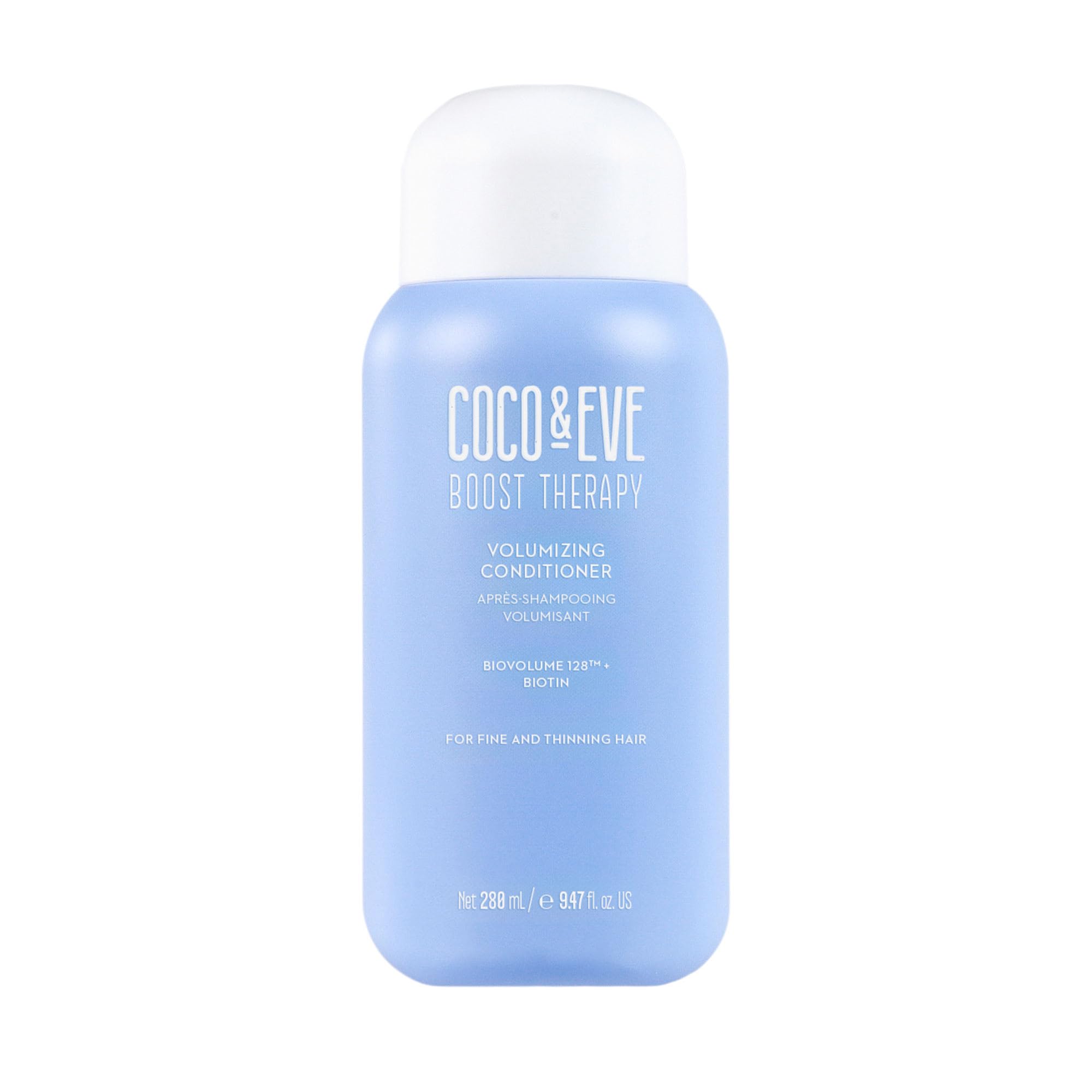 Coco & Eve Boost Therapy Hair Volumising Conditioner with Biotin to Target Fine, Thinning Hair, Increase Volume and Density. Smoothes Strengthens & Thickens for Fuller Healthier Hair (280ml)