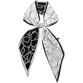 Pemilosci 59" Long Silk Like Scarf Fashion Hair Head Scarf for Women Satin Head Hair Handbag Scarf Belt Purse Accessories…