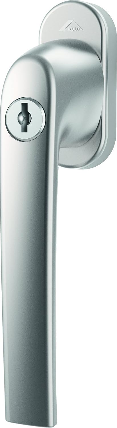Roto RSA A40 ML 37 M5X45 R011 Samba Window Handle, Natural Silver, 7 x 37 mm