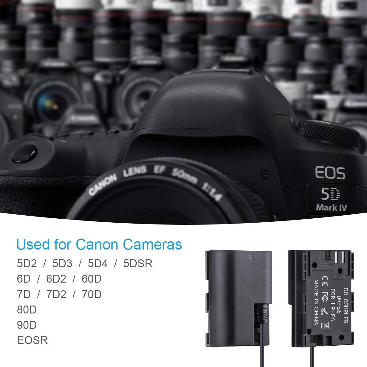 5d Mark Ii 5dsr 60da Fomito Lpe6 Dr E6 Dummy Battery To D Tap For For