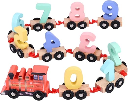 wooden train for baby