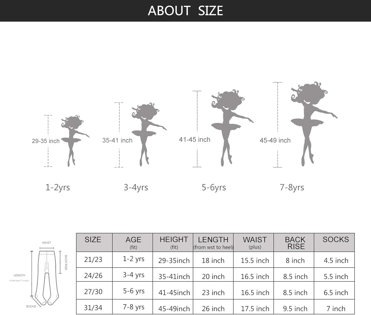 Girls Tights Toddler Cable Knit Cotton Footed Seamless Dance Ballet Baby Girls' Leggings 3 Pack: Clothing
