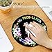 No Prob-Lama Mousepad, Llama Mouse Pad, Funny Mousepad, Lama Animal Lovers Llama in Flowers