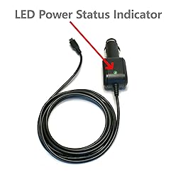 EDO Tech 10 Ft Mini USB Car Charger Cord for Uniden