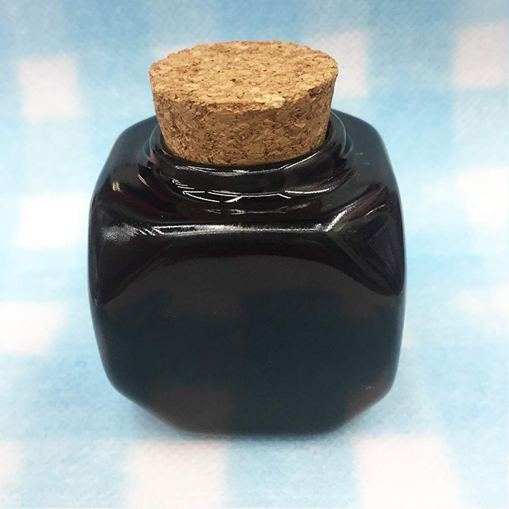 1 Piece Porcelain Material Dappen Dish with Soft Wooden Cap Nail Art Acrylic Powder Nail Art Tools Porcelain Cup Porcelain Dappen Cup Nail Art Acrylic Liquid Powder Dappen Dish, Cube Style, Black: Beauty