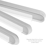 Eurocell White UPVC External 90° Corner Joint for Laminated Window Board 422mm view 4