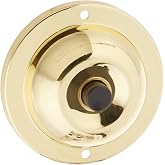 Edwards Signaling 600 Push Button, Solid Brass