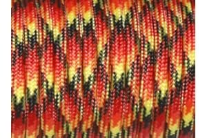 SACOORA 100ft 550 Paracord Parachute Cord Lanyard Mil Spec Type III 7 Strand Core