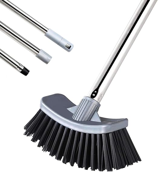 MEIBEI Hot Tub Scrub Brush with Long Handle 47", Stiff