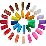 CiaraQ Small Modeling Clay Set, 32 Colors Safe & Non-Toxic Oven Bake Polymer Clay Starter Kit for Kids/Beginners