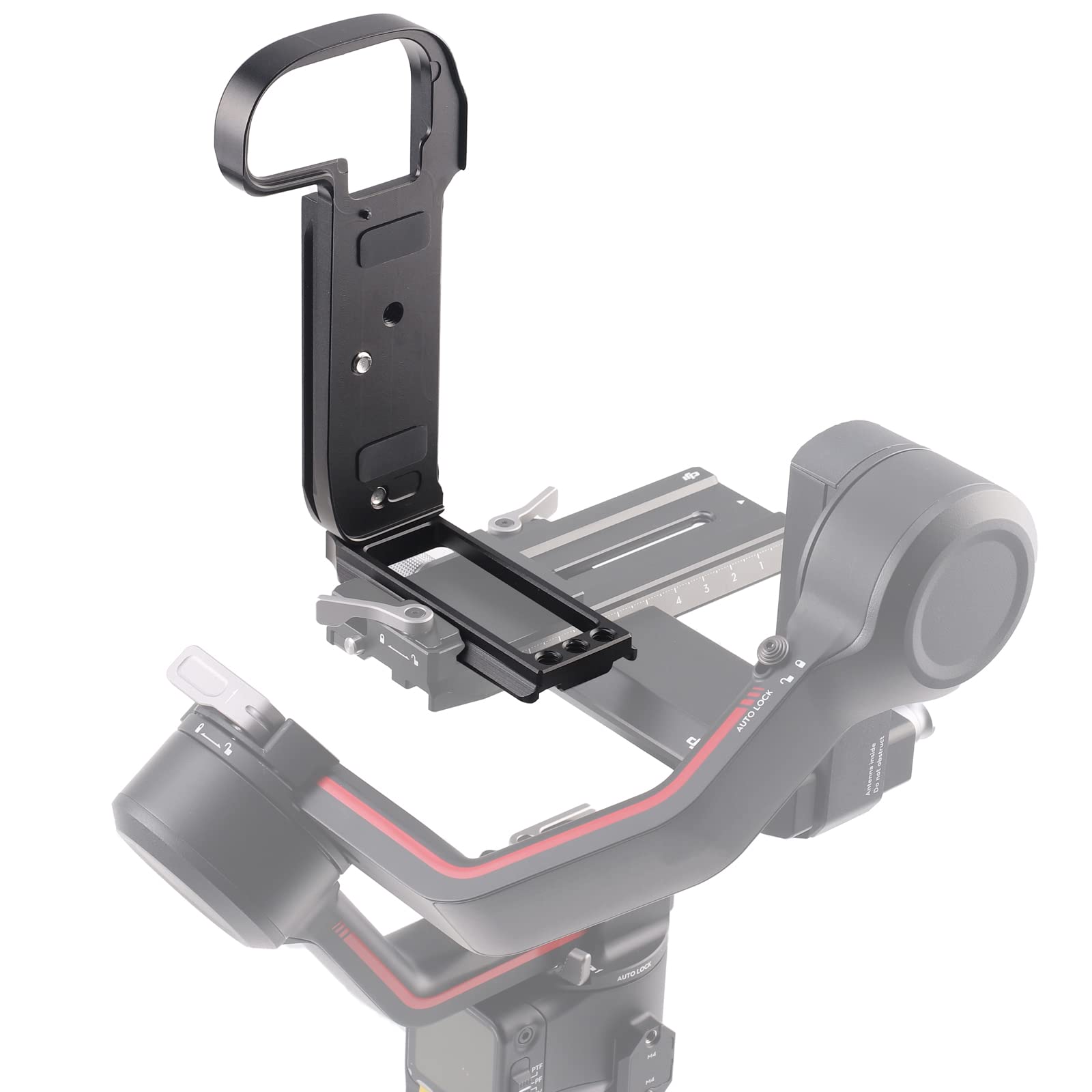 FOTGA Vertical Quick Release Plate L Bracket for Canon EOS R5 R6 Camera, Compatible with DJI Ronin RS 2/RSC 2/RS 3/RS 3 Pro Gimbal Stabiliser Arca Swiss Tripod Ball Head