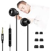 AGPTEK Sleep Earbuds, in-Ear Earphones for Sleeping with 3 Sizes | Ultra-Light Soft Silicone, Noise Isolating Headphone for Sleeping, Insomnia, Side Sleeper, Meditation &amp; Relaxation