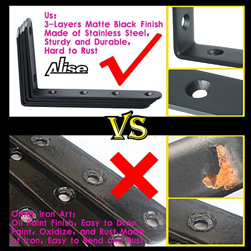 2 Alise+Stainless+Steel+Brackets+J5207B+4P