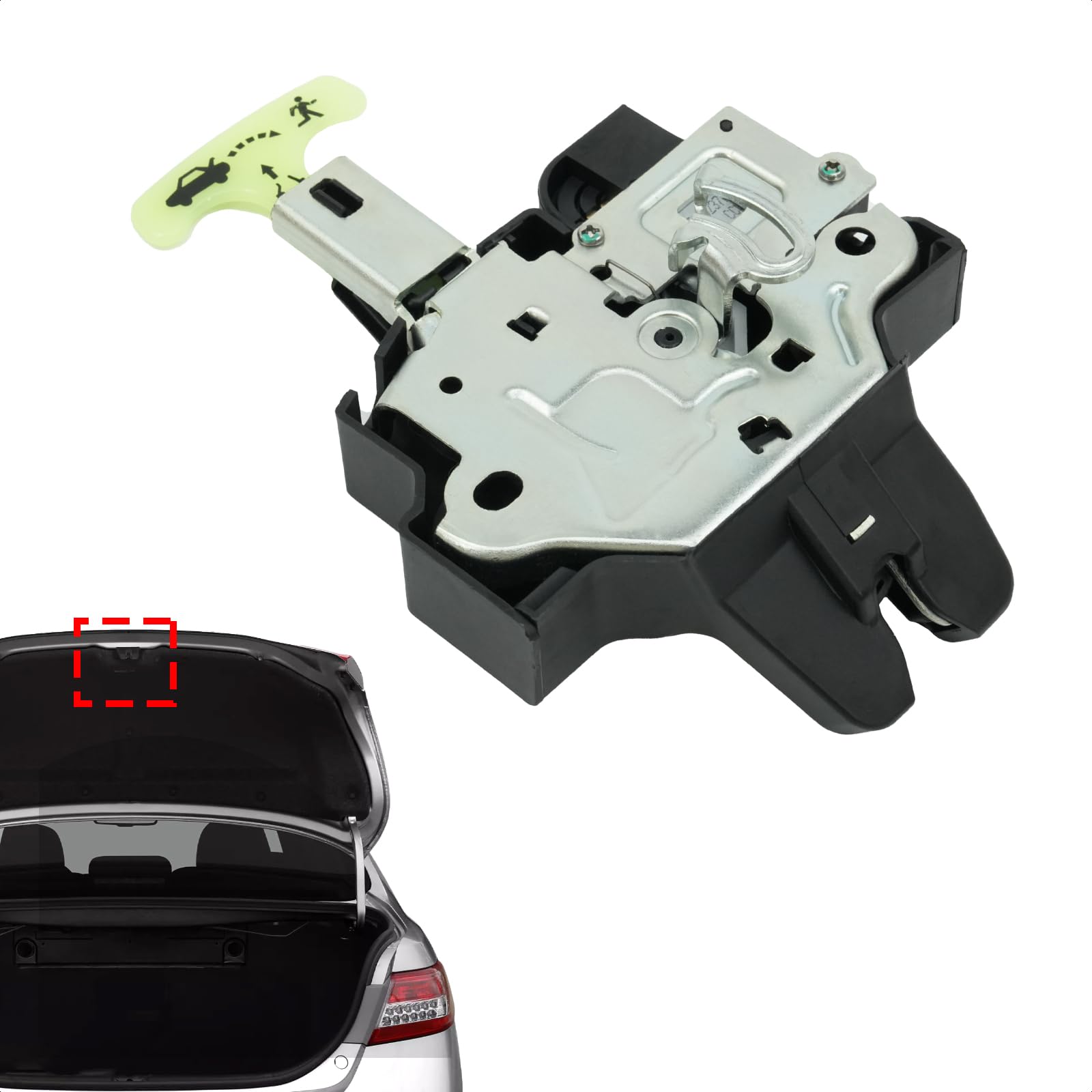 Photo 1 of Blycorul Rear Trunk Latch Actuator, Compatible with 2007-2011 Toyota Camry, Rear Tailgate Hatch Lock Actuator, Replaces 64600-06010, 931-860