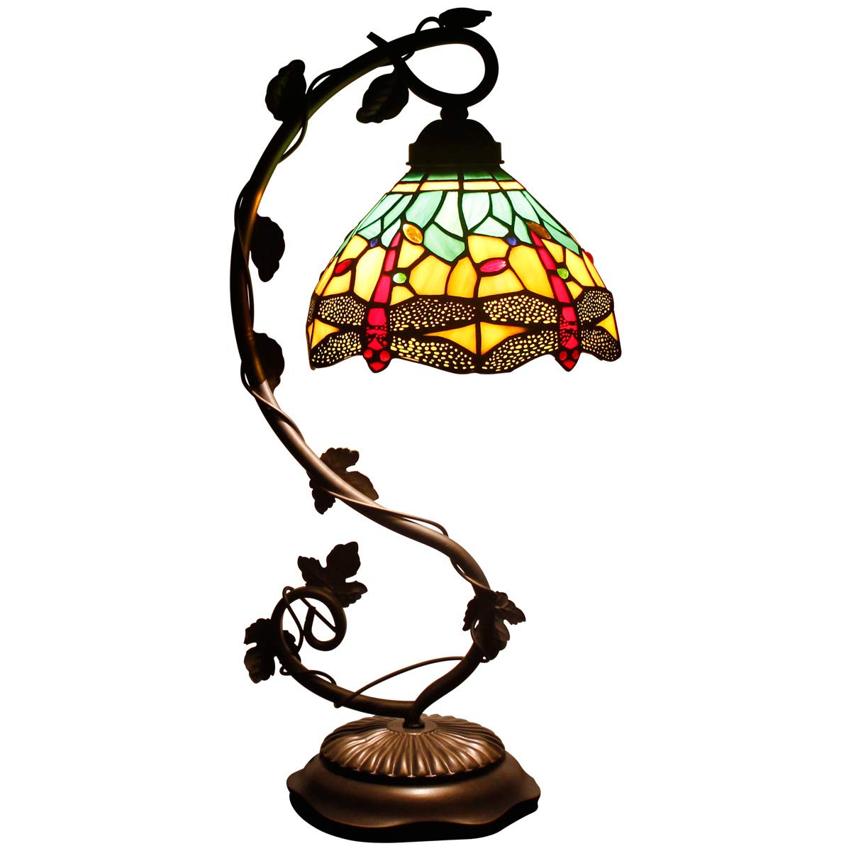 Best tiffany table lamp green