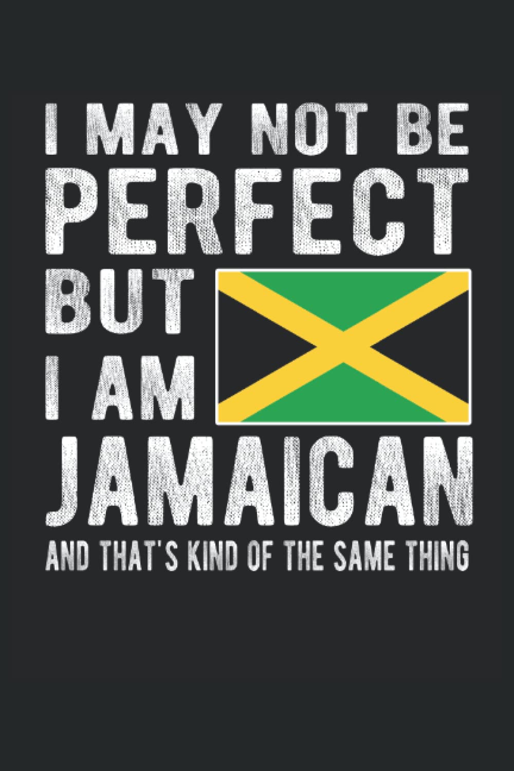 Jamaica Flag Lined Notebook Funny Jamaican Journal 120 Pages for