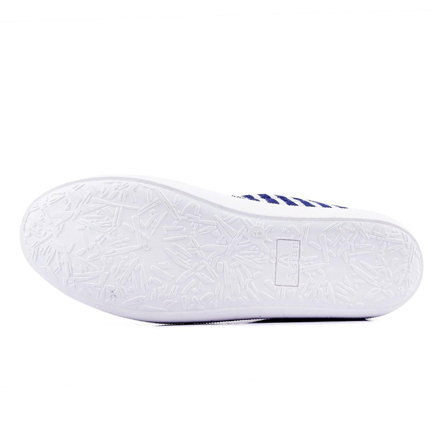 asian shoes amy-91 blue white women canvas shoes