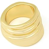 Robert Lee Morris Soho Jewelry Women's Vintage Ridge Statement Band Ring