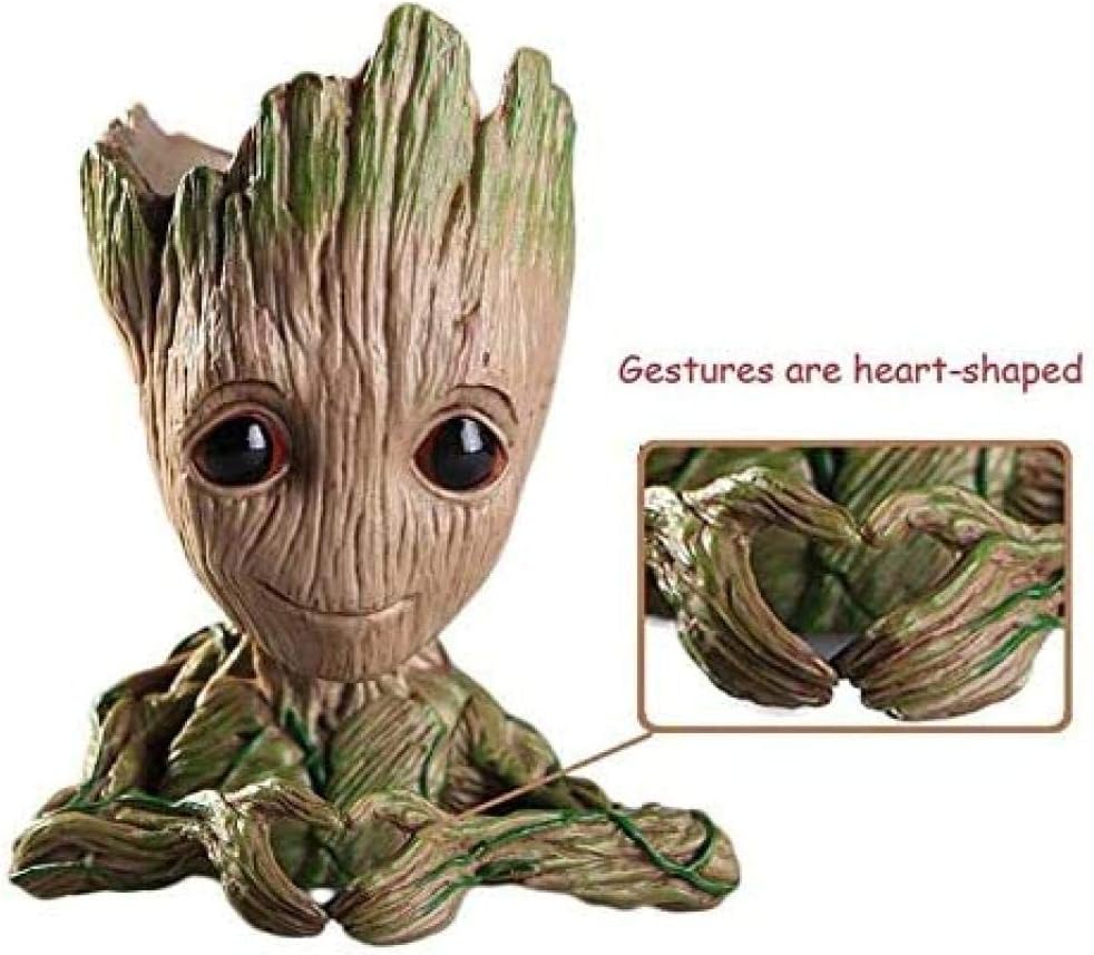 Mignon Bebe Groot Planteur Pot De Fleurs Arbre Homme En Forme De Coeur Pot De Fleur Avec Trou De Drainage Porte Stylo Crayon Pour Ornement Interieur Exterieur Bureau Fete Noel Cadeau Danniversaire Tableaux