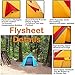 Topnaca 2 3 Person 3 Season Backpacking Tents for Camping, Ultralight Waterproof Vestibule Awning Two Doors Double Layer with Aluminum Rods for Hiking Beach Outdoor Family Adventure (Azure, 3 Person)