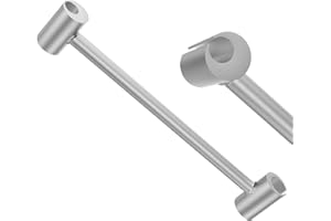 GENERIC Door Hinge Adjustment Tool, 9-25mm Diameter Hinge Adjustment Wrench, A Door Hinge Repair Tool Suitable for Residential, Firefighting, Industrial, Security (Matte Silver White, 14-19mm)