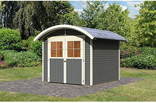 Karibu Gartenhaus Furstenau 5 Terragrau 19 Mm Amazon De Garten